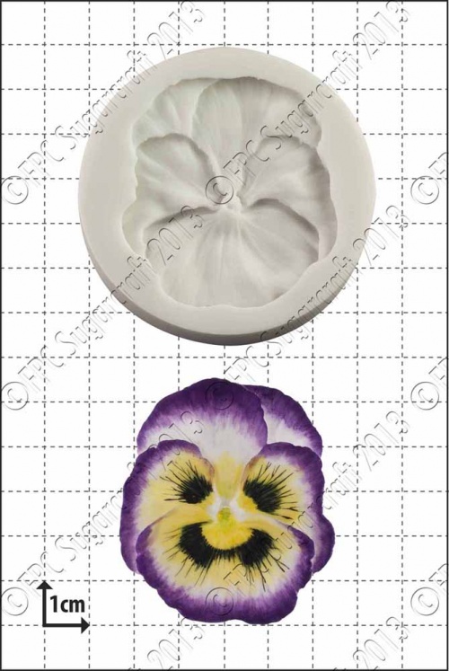 'Pansy' Silicone Mould